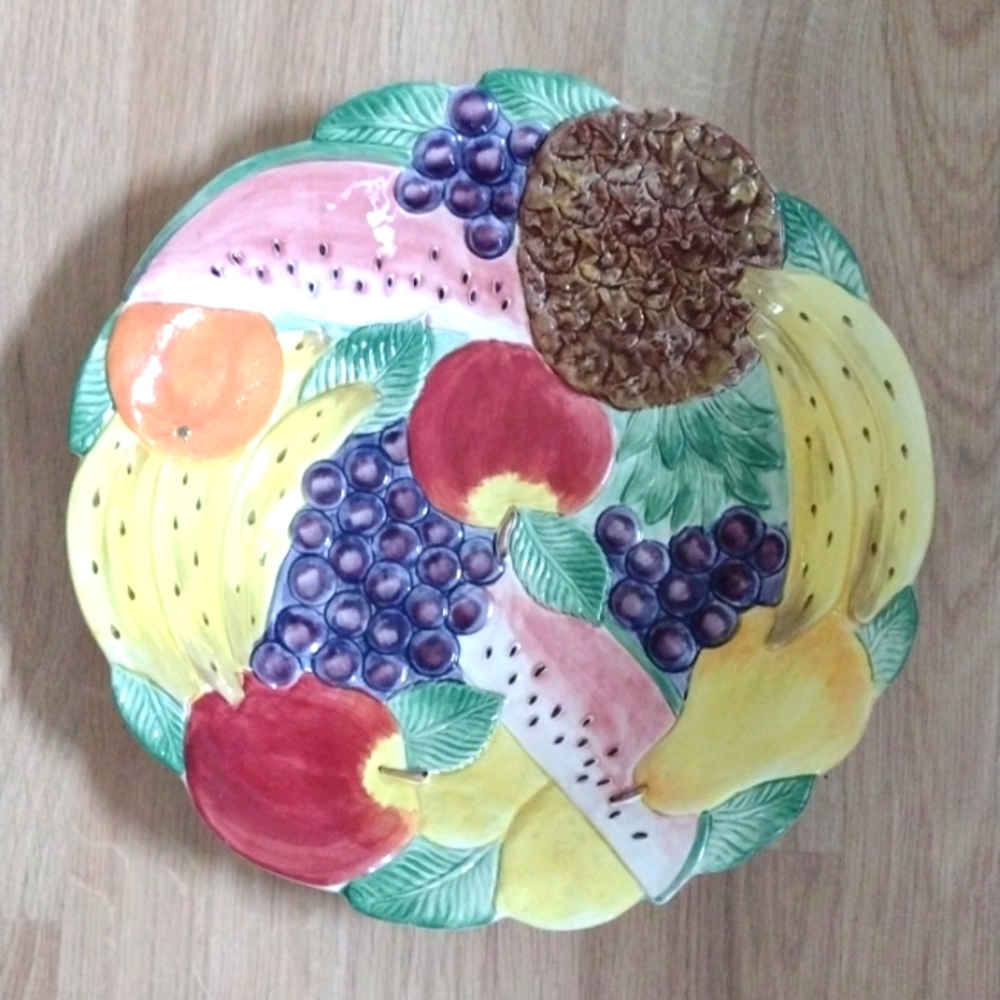 Fruit Bowl Fitz & Floyd 1988